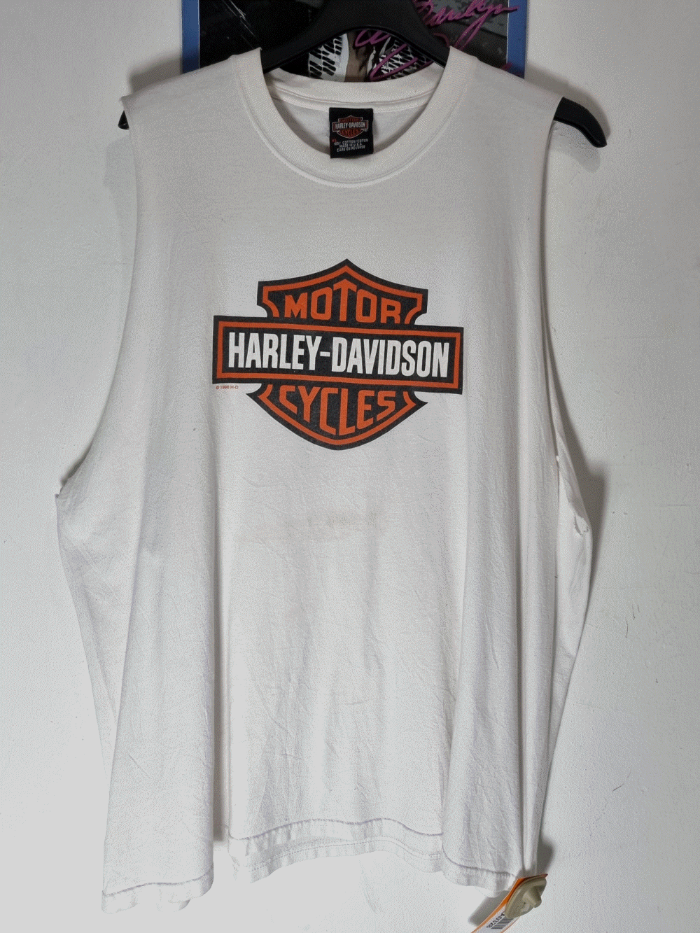 [로파우사다 홍대점] 할리데이비슨 민소매 티셔츠 남녀공용 HZA0328